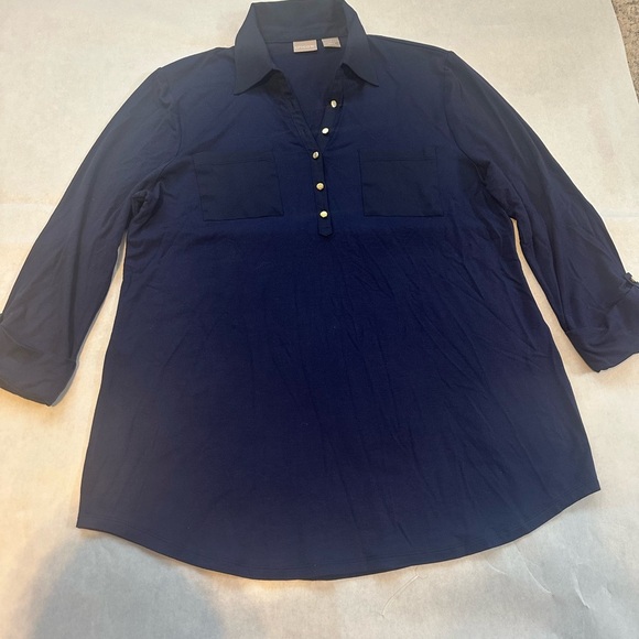 Chico's Blue Casual Skirt - Picture 3 of 4